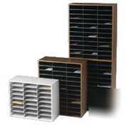 Fellowes literature organizers medium oak |25123