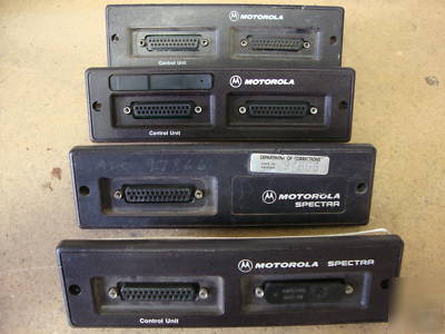 Motorola spectra faceplate uhf 450-470 50W 128CH lot 4