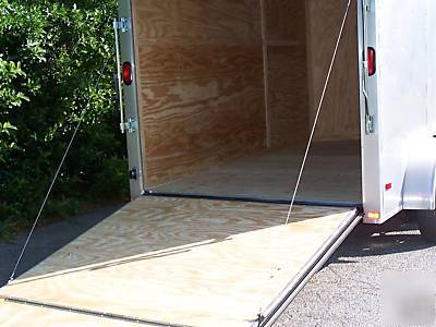 New 7X16 tradesman enclosed cargo motorcycle trailers