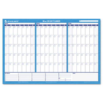 90-/120-day format reversble/erasable undtd wall planr