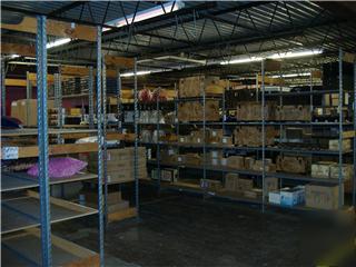 6't x 4'w x 2'd backroom pallet racking shelving - - -