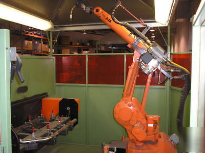 Abb S4C IRB1400 250R flexarc welding robot cell