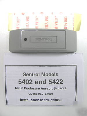 Ge security/sentrol 5422W metal encl assault sensor
