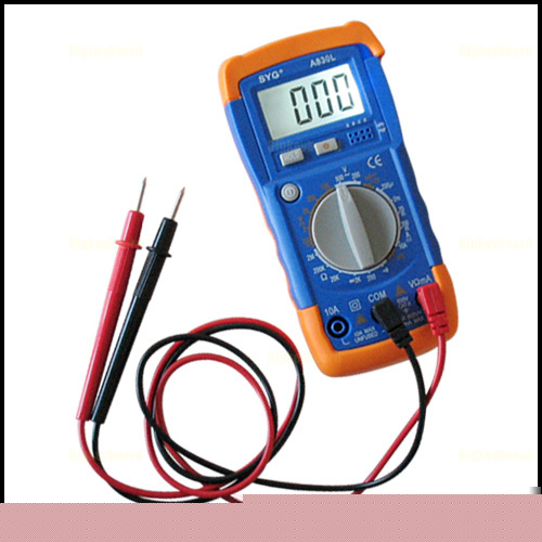 Lcd digital voltmeter ammeter ohm test meter multimeter
