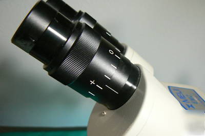 Microscope meiji emz-1 with stand & ring light reduced$