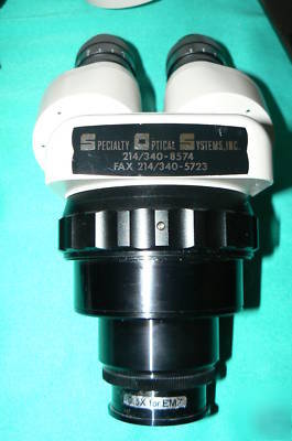 Microscope meiji emz-1 with stand & ring light reduced$