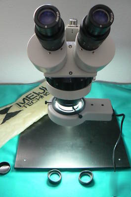 Microscope meiji emz-1 with stand & ring light reduced$