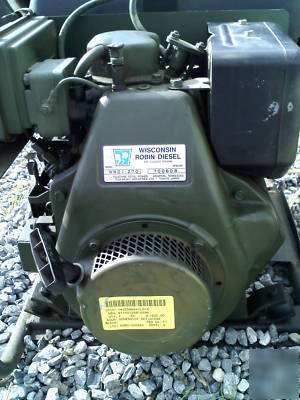 Diesel generator 3KW small .3 gpm electric+ pull start 