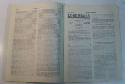 Good roads 1920 construction magazine vol.58, no.15