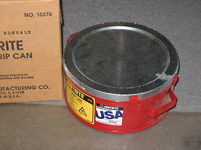 Justrite drip can and spill & firetray 1 gallon 10376
