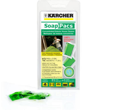 Karcher, 12 pack, exterior house cleaner gel pac
