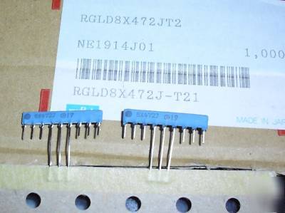 Resistor networks arrays murata RGLD8X472J 8PIN 50 pcs 