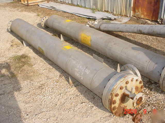 350 FT2 shell and tube heat exchanger stainless steel