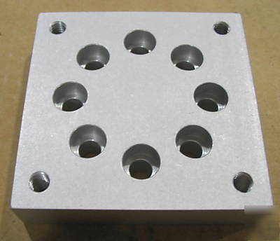 8020 inc aluminum leveling caster base plate 15 s 2408