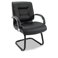 Alera ravino big tall series leather guest chair