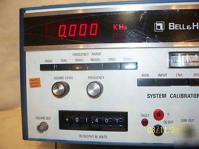 Bell & howell tsc-2000 tape or signal system calibrator