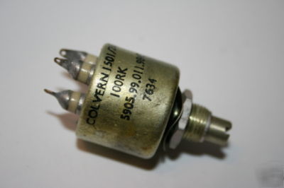 Colvern 100K wire wound vintage potentiometer FD2K18