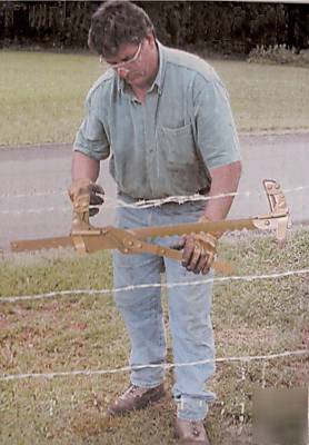 Fi-shock splice & stretch fence wire stretcher a-53