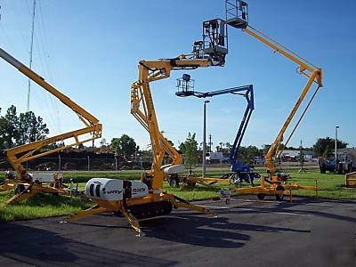 Nifty TD34TN track drive boom lift, 40',30