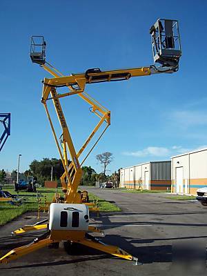 Nifty TD34TN track drive boom lift, 40',30