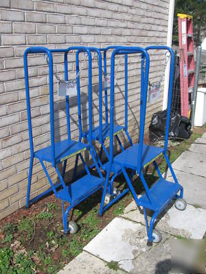 Set of 3 ballymore tilt and roll lock n stock ladders