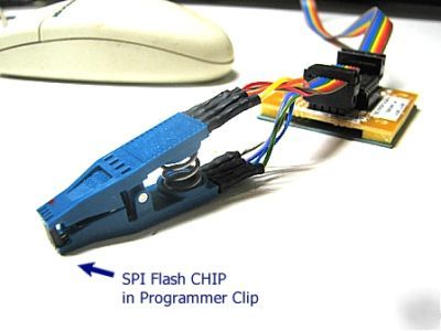 Spi 8 pin smt soic test header harness bios programmer 