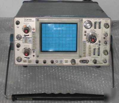 Tektronix 475 oscilloscope dual channel 200 mhz 