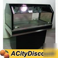 Usedatlantic food bars heated deli display merchandiser