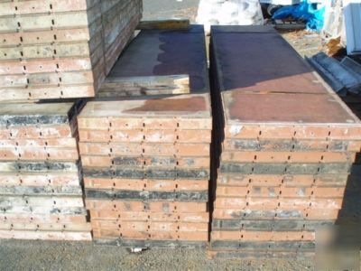 Used steel ply concrete wall forms-great shape 