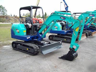 New ihi 28N2 excavator brand ,6189 lbs w/new 18' trailer