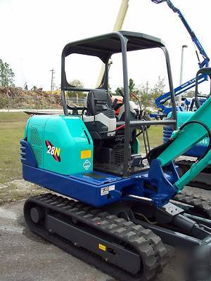 New ihi 28N2 excavator brand ,6189 lbs w/new 18' trailer