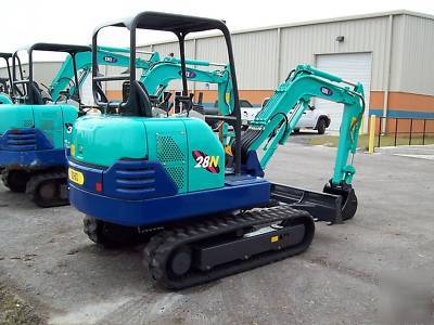 New ihi 28N2 excavator brand ,6189 lbs w/new 18' trailer