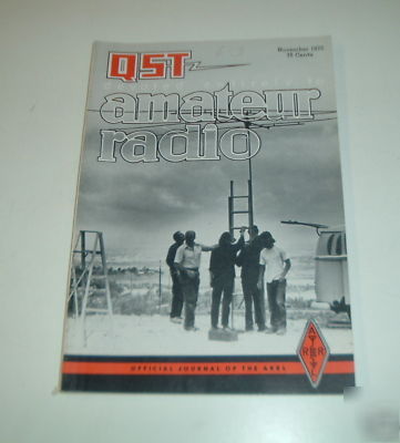 Qst amateur radio magazine, november 1972