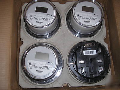 Sangamo, watthour meter (kwh), network, kys - lot of 4 