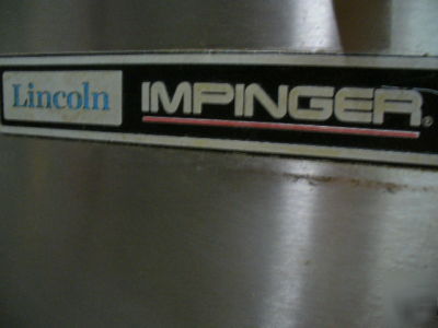 Used lincoln impinger 1132 double stack conveyor oven