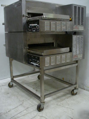 Used lincoln impinger 1132 double stack conveyor oven