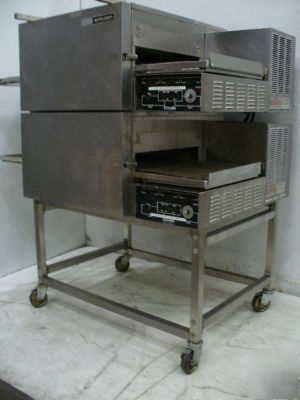 Used lincoln impinger 1132 double stack conveyor oven