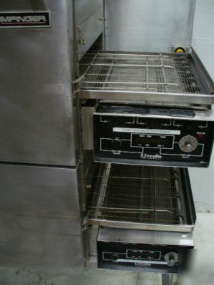 Used lincoln impinger 1132 double stack conveyor oven