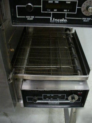 Used lincoln impinger 1132 double stack conveyor oven