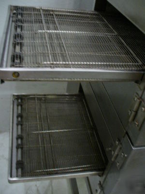 Used lincoln impinger 1132 double stack conveyor oven