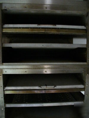 Used lincoln impinger 1132 double stack conveyor oven