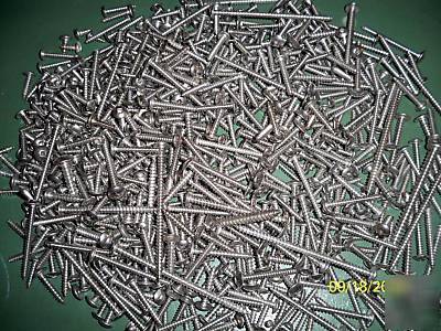 Stainless steel sheet metal screw assortment 5 pounds 