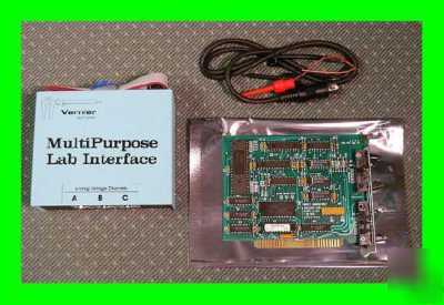 Vernier mpli lab interface w/pc card analog converter