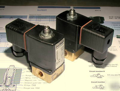 3-port solenoid valve 230VAC 3/2 changeover [air, water