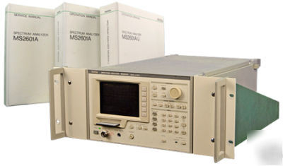 Anritsu MS2601A spectrum analyzer, 10 khz to 2.2 ghz