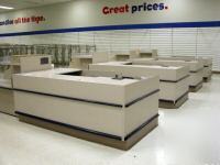 Checkout counters retail store fixtures liquidation 