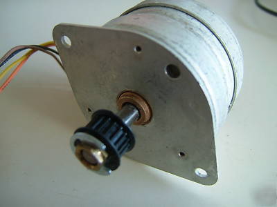 15 deg stepper motor dbl/shaft -cnc router mill robot 