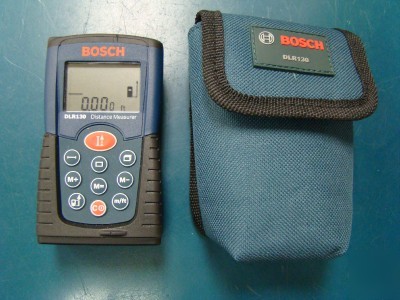 Bosch DLR130 digital laser distance rangefinder w/pouch