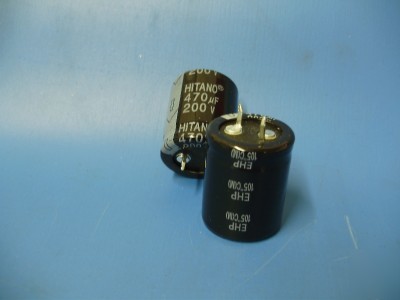 Capacitor 470UF 200V 105Â°c snap-in ECOS2DA471BA (25PC)