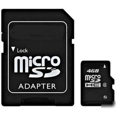 Class 4, 4GB micro sd memory card for cell phone 4G 4GO